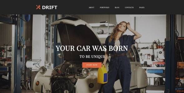 тема wordpress для автосервиса