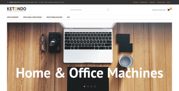 офисные принадлежности magento тема