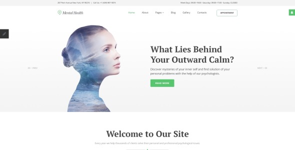 отзывчивый шаблон joomla для психотерапевтического центра