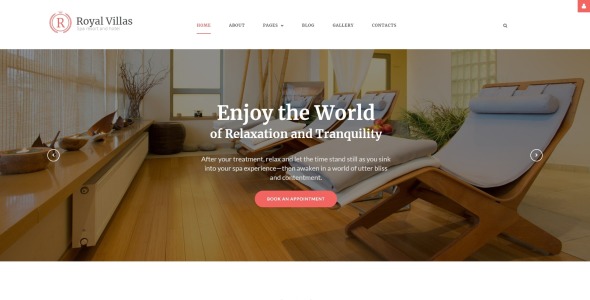 отзывчивый шаблон joomla spa resort &amp; hotel