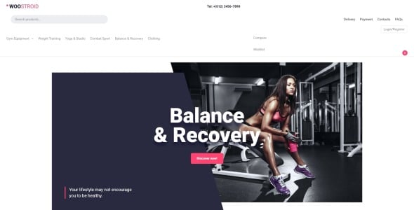 ТМ Фрэнси woocommerce тема