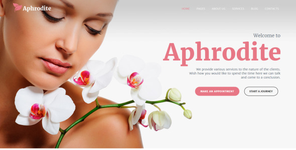 beauty &amp; spa salon отзывчивая тема wordpress