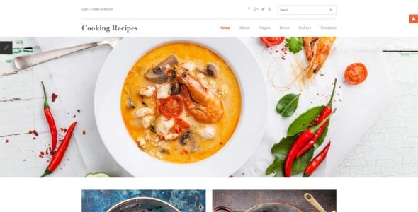 рецепты приготовления отзывчивый шаблон joomla