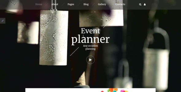 планировщик событий отзывчивый шаблон joomla