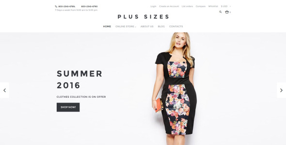 модный магазин virtuemart шаблон