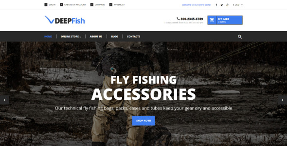 шаблон fishing virtuemart