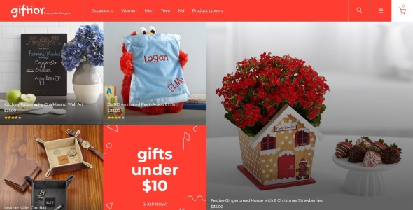 магазин подарков magento theme