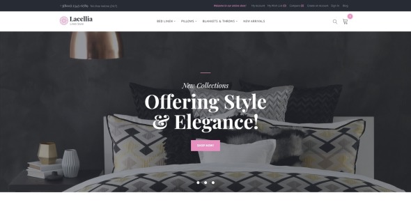 магазин белья magento тема