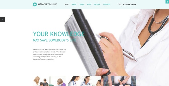 адаптивный шаблон joomla для медицинской школы