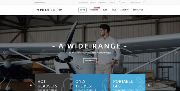 пилотные поставки отзывчивая тема shopify