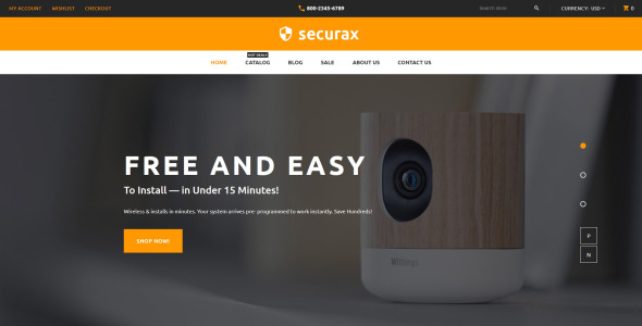 безопасность отзывчивая тема shopify