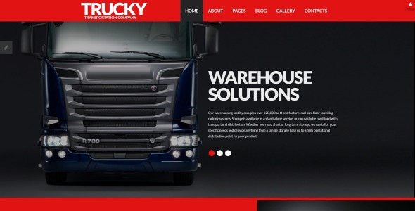 транспортный адаптивный шаблон joomla