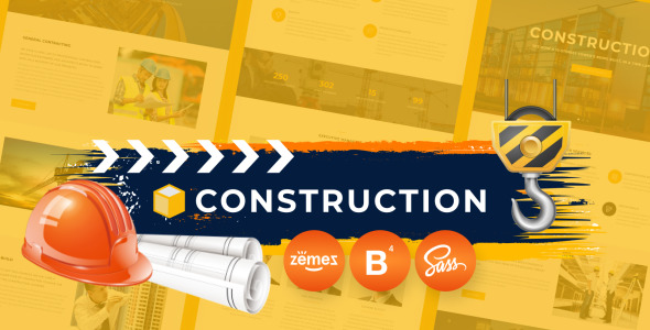 строительная компания отзывчивый многостраничный шаблон сайта