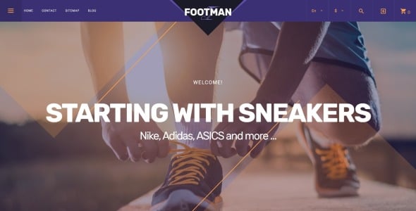 кроссовки магазин prestashop тема