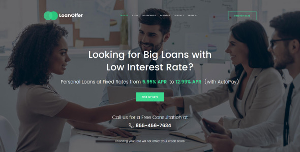 бизнес многостраничный шаблон сайта