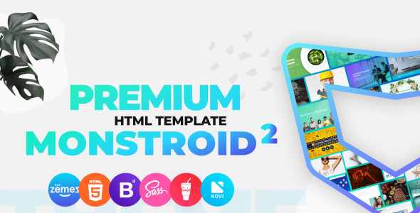 универсальный шаблон сайта monstroid2