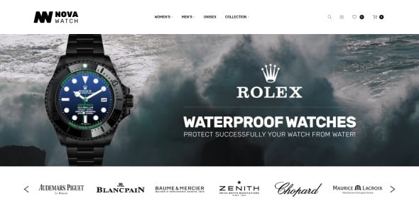 магазин часов отзывчивая тема magento