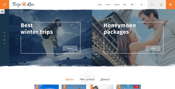 travel responsive prestashop theme