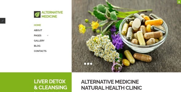 клиника альтернативной медицины отзывчивый шаблон joomla