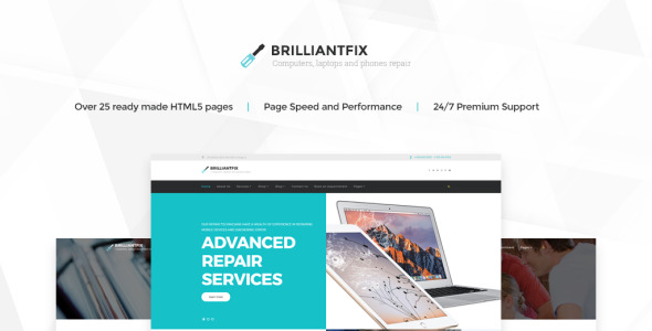 шаблон сайта сервисного центра