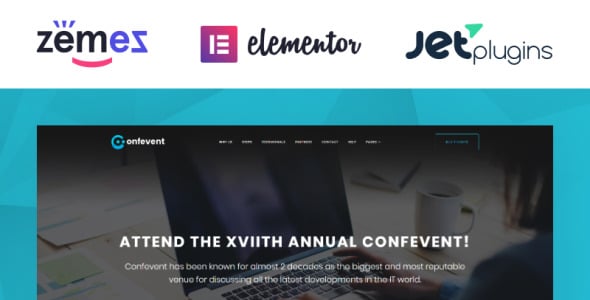 целевая страница событий wordpress тема