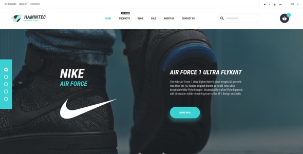 роскошные качественные кроссовки магазин shopify тема