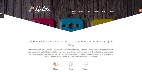 мобильный ремонтный сервис отзывчивый шаблон joomla