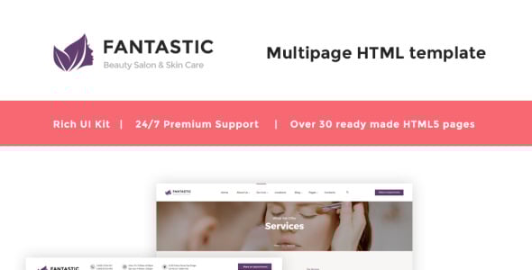 шаблон сайта салона красоты