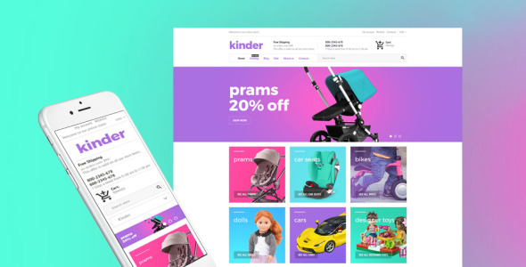 магазин игрушек shopify тема