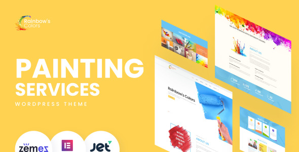 painting company отзывчивая тема wordpress