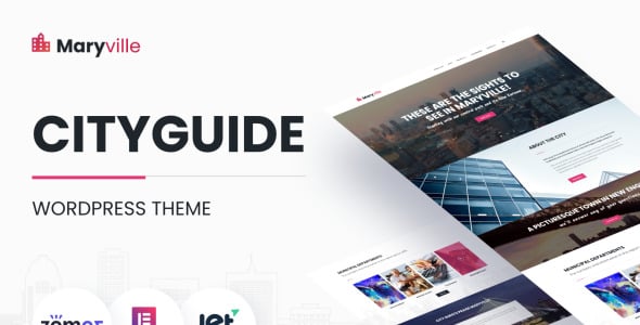 городской портал и путеводитель по городу wordpress тема