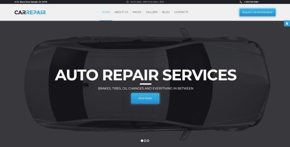 автосервисный центр joomla шаблон