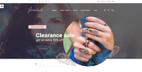 jewelsado prestashop тема