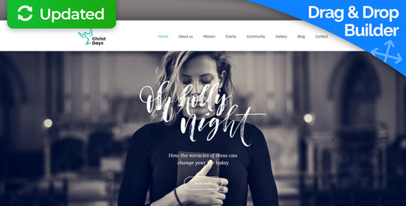 религиозный премиум шаблон moto cms 3