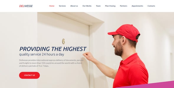 услуги доставки премиум moto cms 3 шаблон