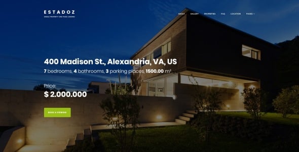 агентство недвижимости wordpress тема