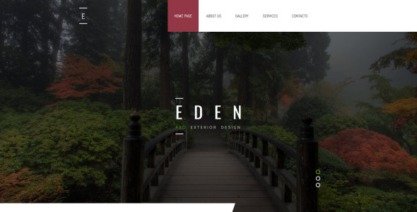 садовый дизайн отзывчивый шаблон moto cms html