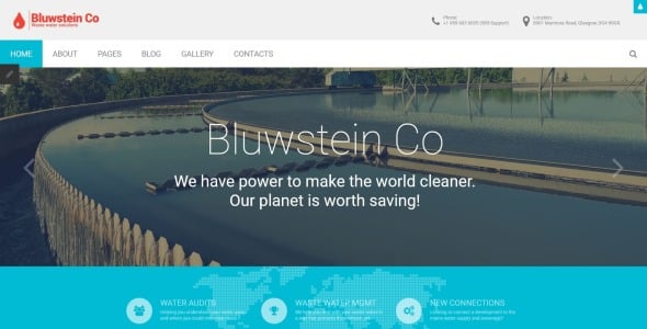 экологический шаблон joomla