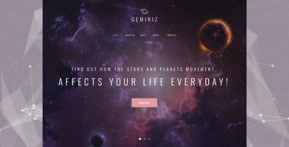 астрология блог wordpress тема