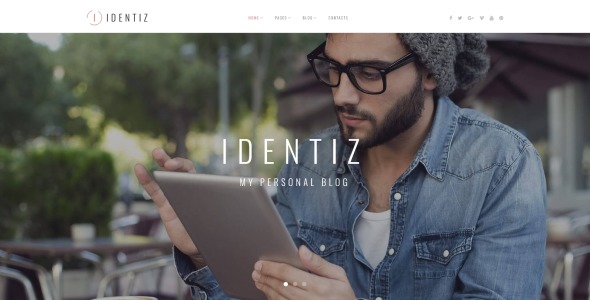 личный блог wordpress тема