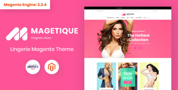 тема нижнего белья magento