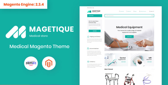 медицинское оборудование magento theme