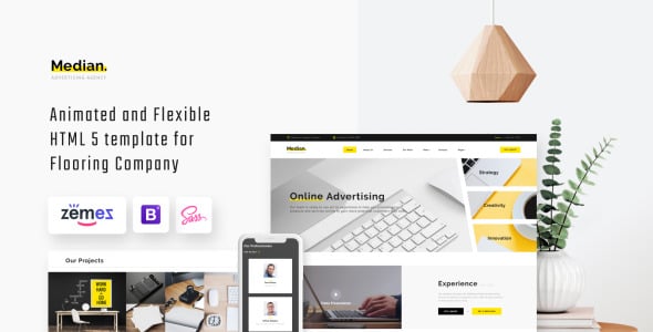рекламное агентство html шаблон сайта