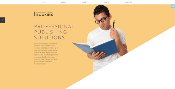 издательская компания отзывчивый шаблон joomla