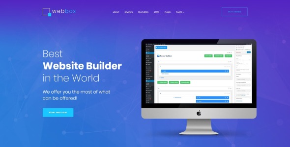 одностраничный продукт лендинг wordpress тема