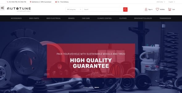 автонастройка отзывчивой темы prestashop