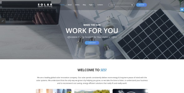 отзывчивый шаблон joomla для солнечной энергии