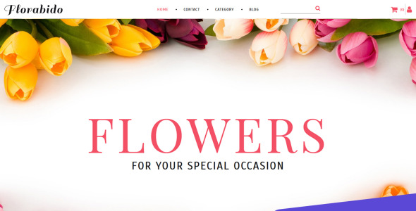 букеты и цветочные композиции motocms ecommerce template
