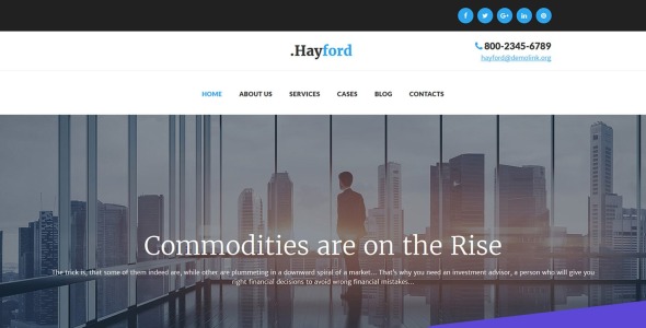 шаблон investment consulting moto cms 3