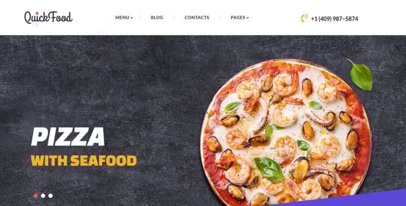 заказ еды moto cms 3 шаблон